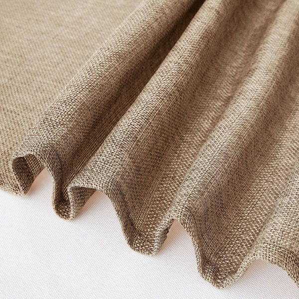 54"x96" Rectangular Faux Burlap Polyester Tablecloth - Natural TAB_JUTE03_5496_NAT