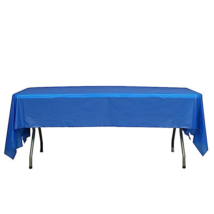 54x108" Disposable Plastic Table Cover Tablecloth TAB_PVC_S02_NAVY