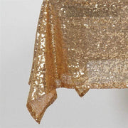 54x54" Sequined Square Tablecloth - Gold TAB_02_5454_GOLD