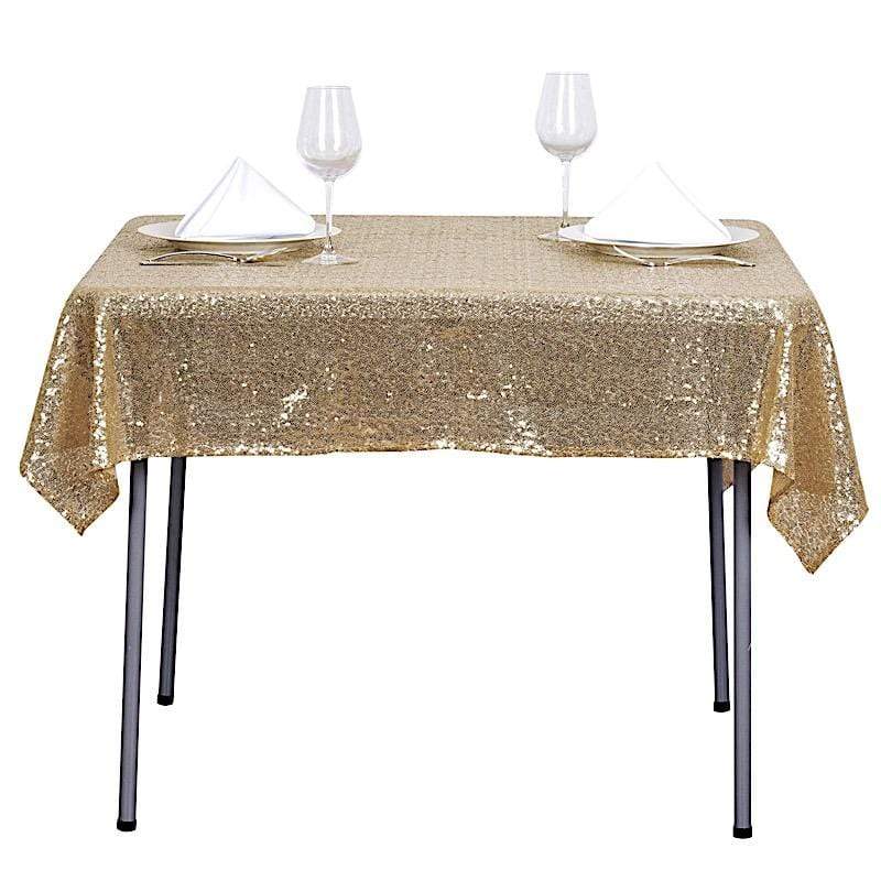 54x54" Sequined Square Tablecloth