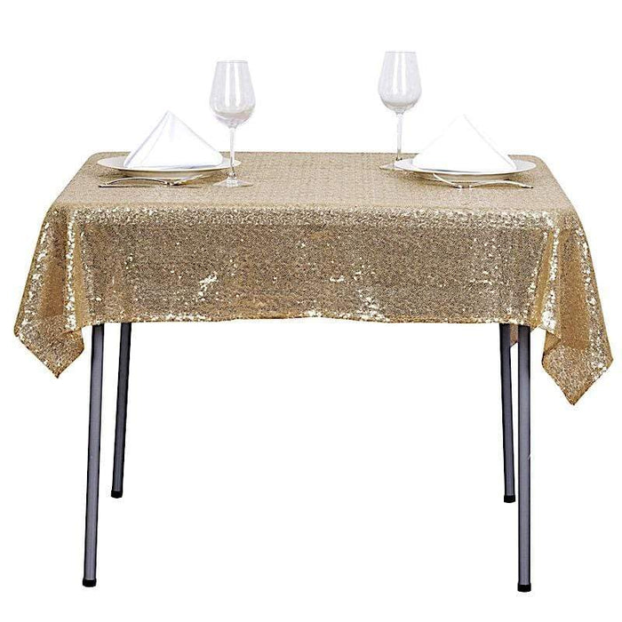 54x54" Sequined Square Tablecloth
