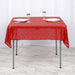 54x54" Sequined Square Tablecloth - Red TAB_02_5454_RED