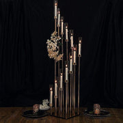57" tall Candelabra Candle Holder Centerpiece with Glass