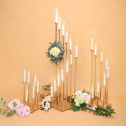 57" tall Candelabra Candle Holder Centerpiece with Glass