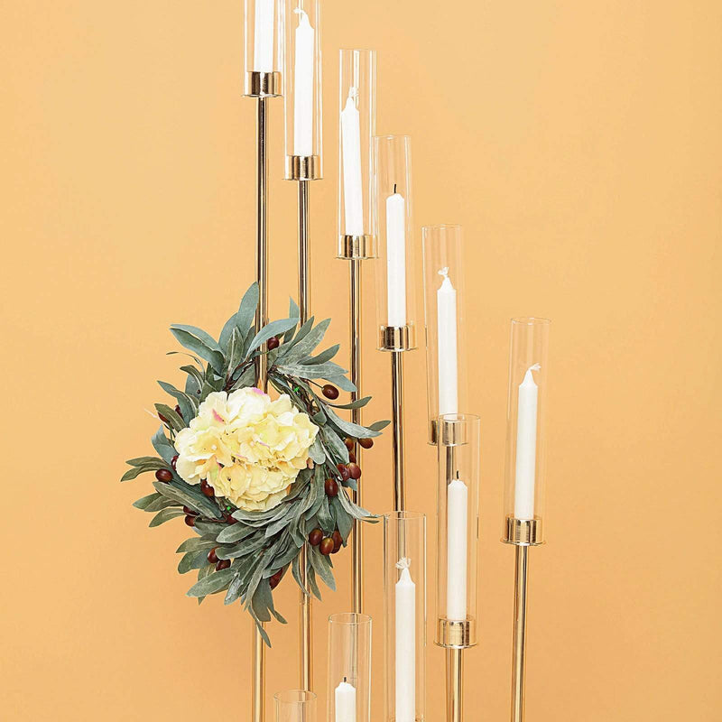 57" tall Candelabra Candle Holder Centerpiece with Glass