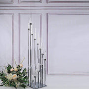 57" tall Candelabra Candle Holder Centerpiece with Glass