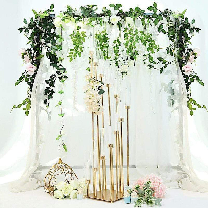 57" tall Candelabra Candle Holder Centerpiece with Glass