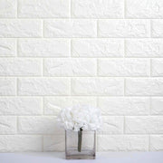 58 sq ft Faux Brick 3D Peel and Stick Wall Panels