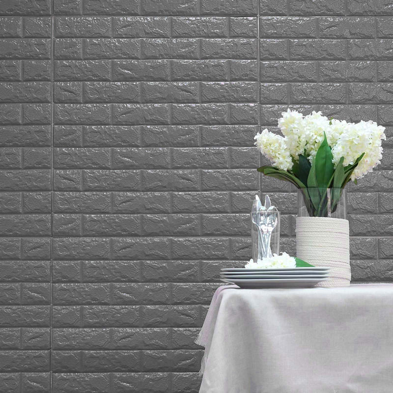 58 sq ft Faux Brick 3D Peel and Stick Wall Panels