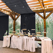 5ft x 14ft Premium Chiffon Sheer Backdrop Curtain Window Drape Panel