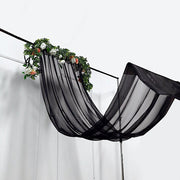 5ft x 14ft Premium Chiffon Sheer Backdrop Curtain Window Drape Panel