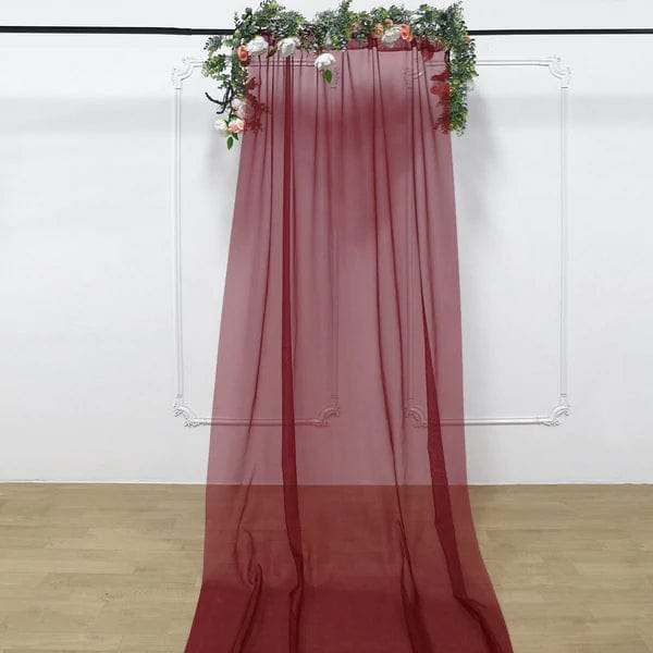 Wedding Arch Draping Fabric,2 Panels Terracotta Tulle Ceiling