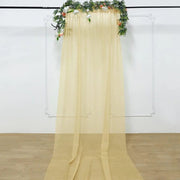 5ft x 14ft Premium Chiffon Sheer Backdrop Curtain Window Drape Panel