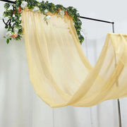 5ft x 14ft Premium Chiffon Sheer Backdrop Curtain Window Drape Panel