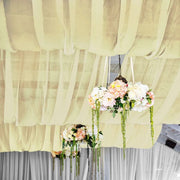 5ft x 14ft Premium Chiffon Sheer Backdrop Curtain Window Drape Panel