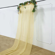 5ft x 14ft Premium Chiffon Sheer Backdrop Curtain Window Drape Panel