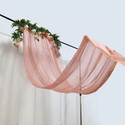 5ft x 14ft Premium Chiffon Sheer Backdrop Curtain Window Drape Panel