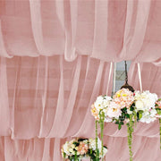 5ft x 14ft Premium Chiffon Sheer Backdrop Curtain Window Drape Panel