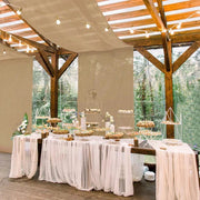 5ft x 14ft Premium Chiffon Sheer Backdrop Curtain Window Drape Panel