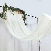 5ft x 14ft Premium Chiffon Sheer Backdrop Curtain Window Drape Panel