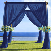 5ft x 14ft Premium Chiffon Sheer Backdrop Curtain Window Drape Panel