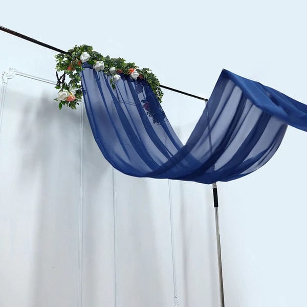 5ft x 14ft Premium Chiffon Sheer Backdrop Curtain Window Drape Panel