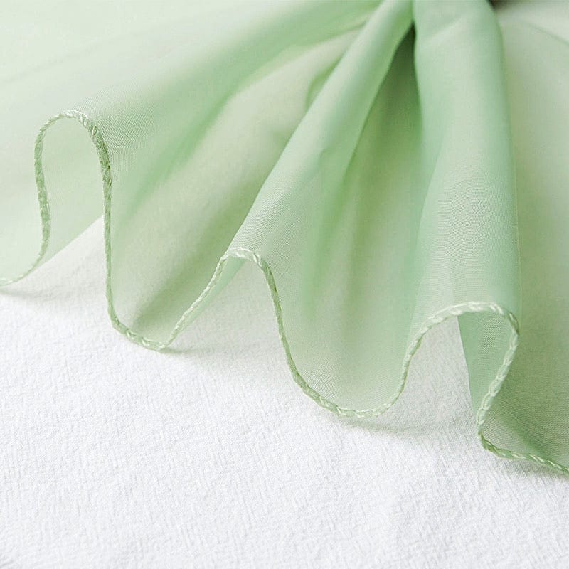 5ft x 14ft Premium Chiffon Sheer Backdrop Curtain Window Drape Panel