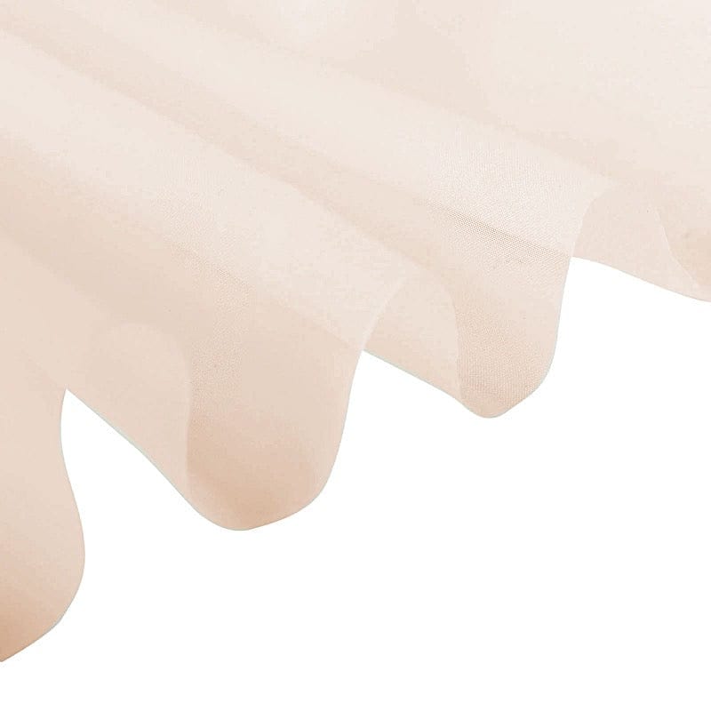 5ft x 14ft Premium Chiffon Sheer Backdrop Curtain Window Drape Panel
