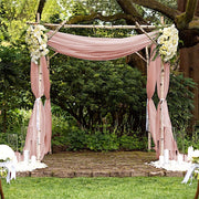 5ft x 32ft Premium Chiffon Sheer Backdrop Curtain Panel Ceiling Drape