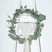 6.5 ft long Artificial Eucalyptus Foliage Garlands - Frosted Green ARTI_GLND_GRN015