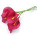 6 Burlap Mini Calla Lily Bushes - Fuchsia ARTI_6887_FUSH