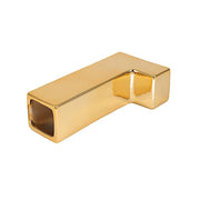 6" Ceramic Letters and Symbols Flower Vase Table Centerpiece - Gold