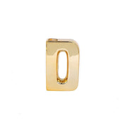 6" Ceramic Letters and Symbols Flower Vase Table Centerpiece - Gold WOD_METLTR05_6_D