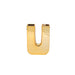 6" Ceramic Letters and Symbols Flower Vase Table Centerpiece - Gold WOD_METLTR05_6_U