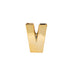 6" Ceramic Letters and Symbols Flower Vase Table Centerpiece - Gold WOD_METLTR05_6_V