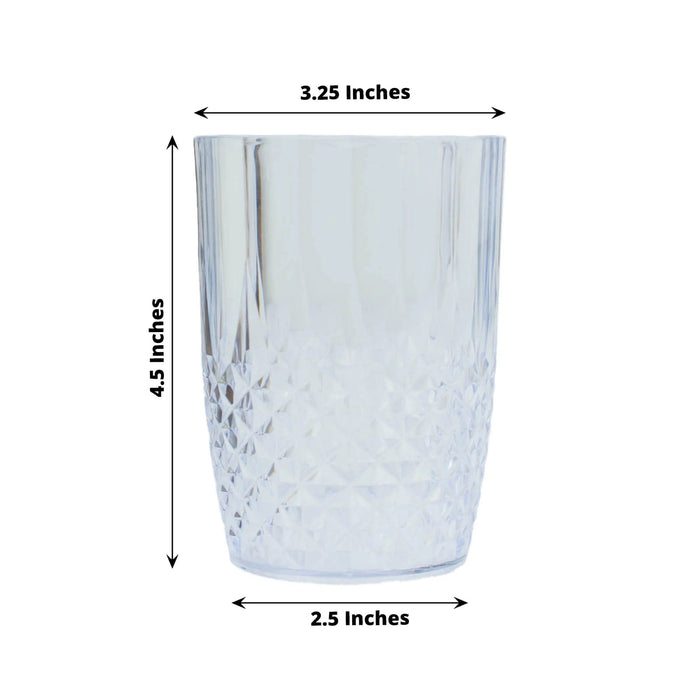 Disposable clear discount plastic drinking glasses
