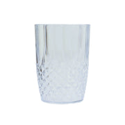 6 Clear 16 oz Crystal Plastic Drinking Glasses - Disposable Tableware DSP_CUCT006_16_CLR