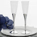 6 Elegant 5 oz Base Wedding Flutes - Disposable Tableware