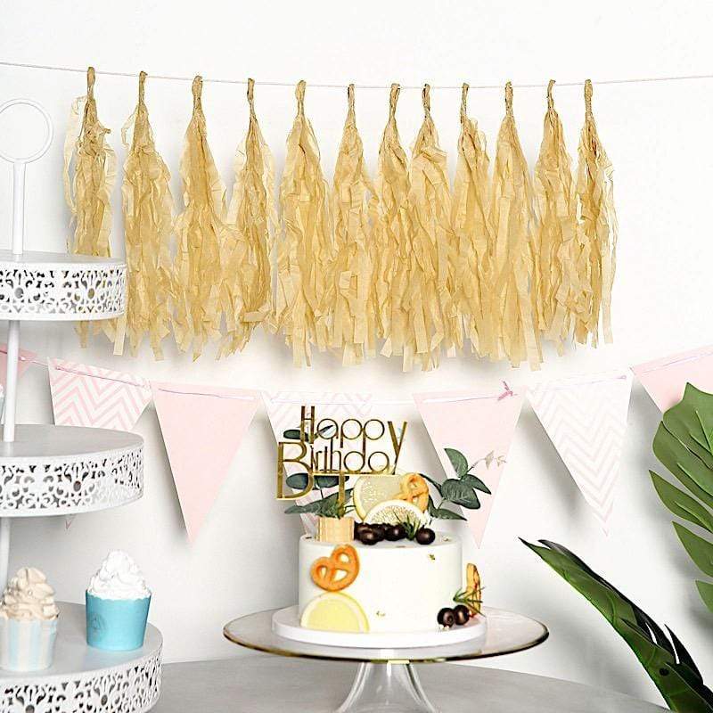 6 feet Tassel Tissue Paper Garland