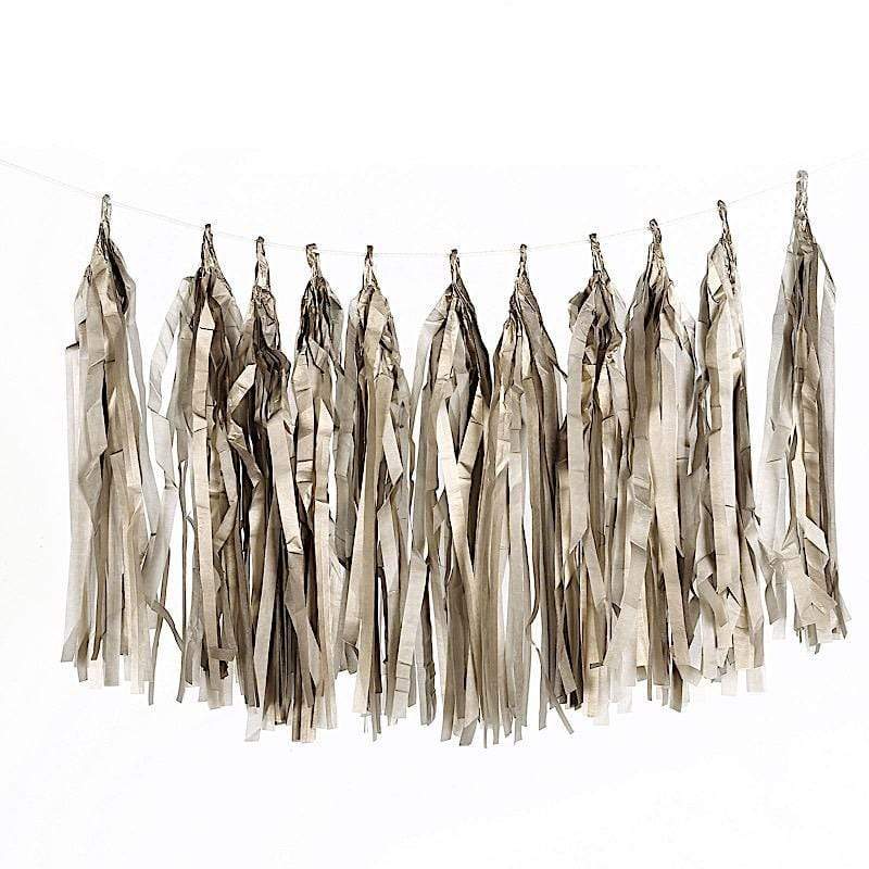 6 feet Tassel Tissue Paper Garland PAP_GRLD_GOLD