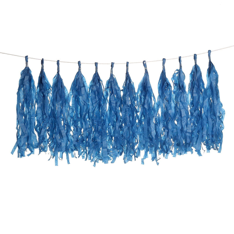 6 feet Tassel Tissue Paper Garland PAP_GRLD_NAVY