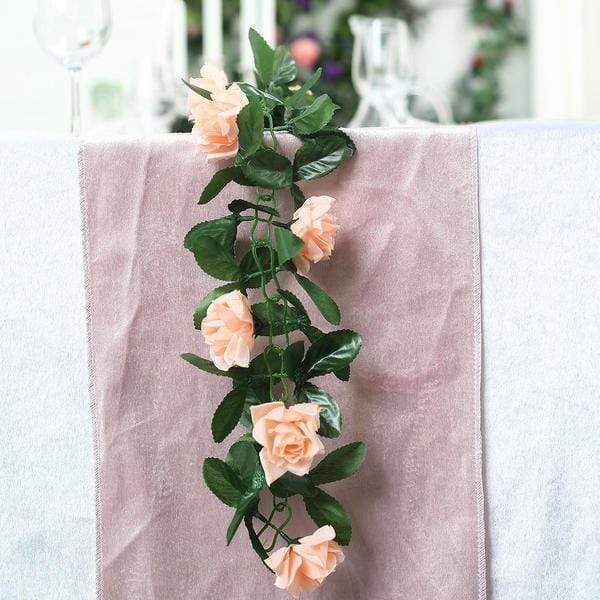 6 ft 3D Chain Silk Rose Garland