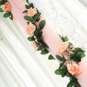 6 ft 3D Chain Silk Rose Garland