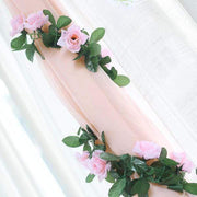 6 ft 3D Chain Silk Rose Garland