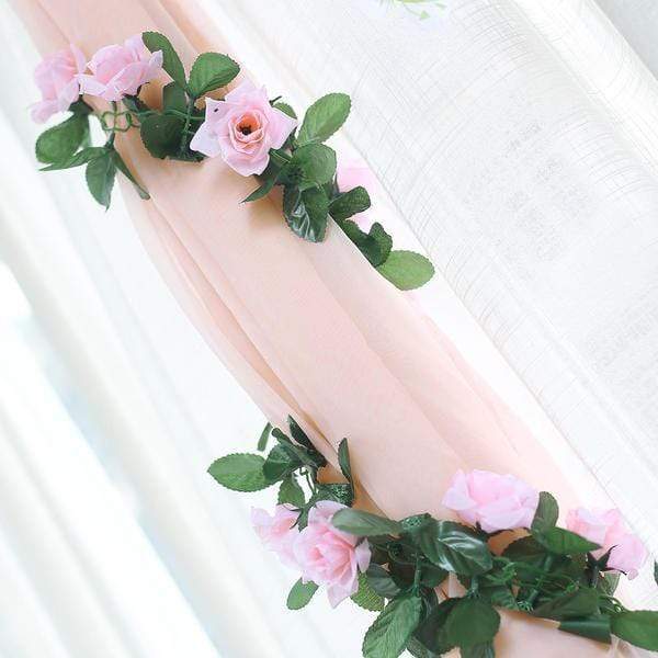 6 ft 3D Chain Silk Rose Garland