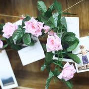 6 ft 3D Chain Silk Rose Garland