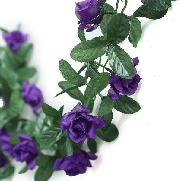 6 ft 3D Chain Silk Rose Garland