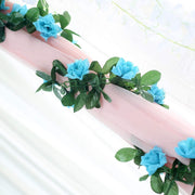 6 ft 3D Chain Silk Rose Garland