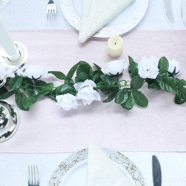 6 ft 3D Chain Silk Rose Garland