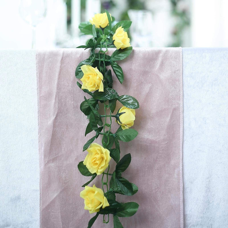 6 ft 3D Chain Silk Rose Garland